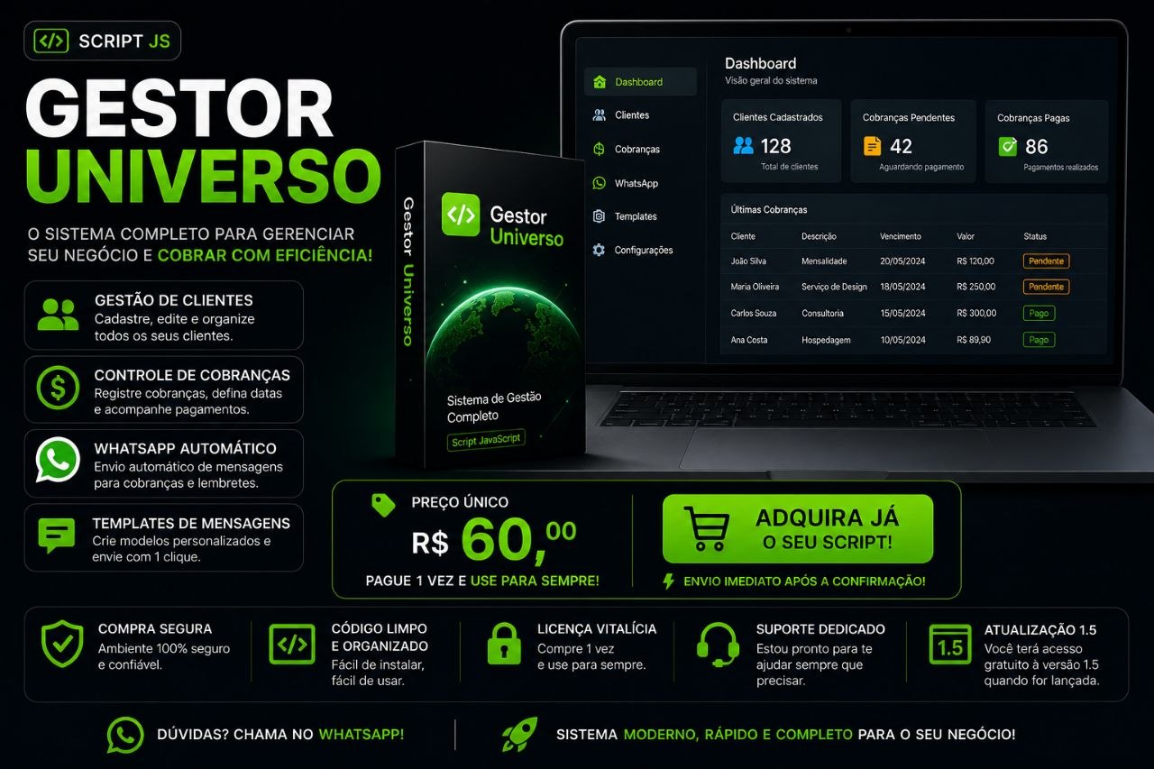 Gestor universo 1.0